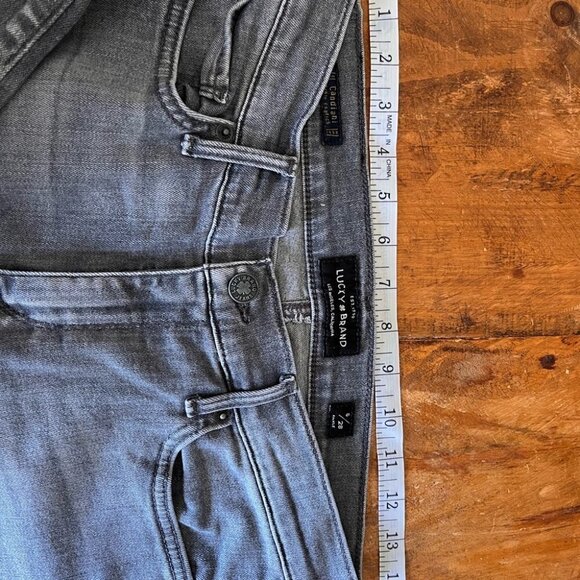 Lucky brand brooke legging candiani denin fabric size 6/28 ankle - Picture 6 of 10